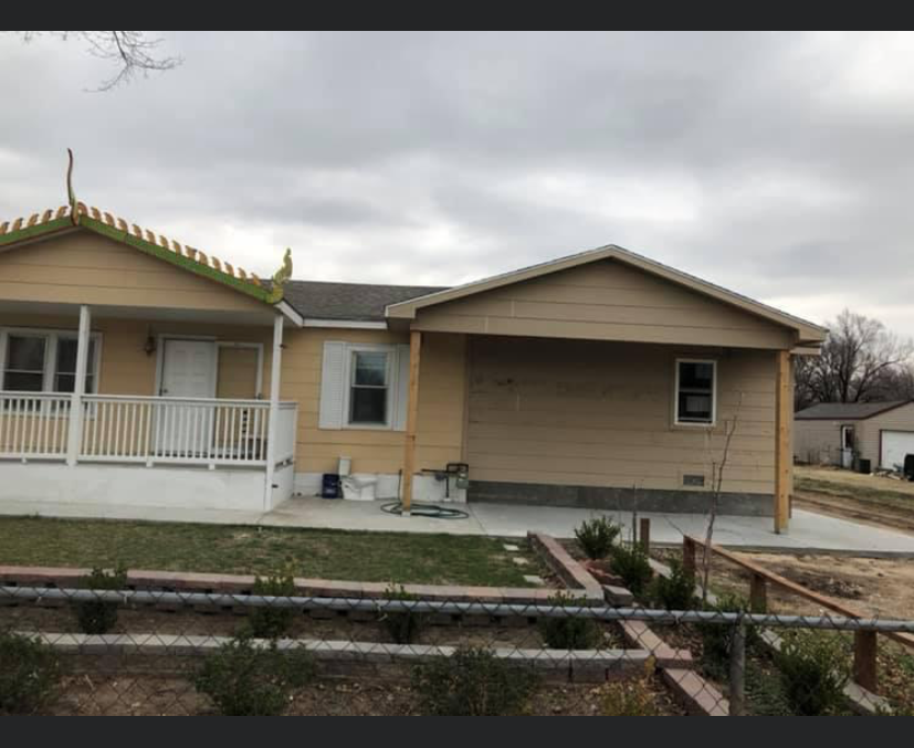After — completed home addition